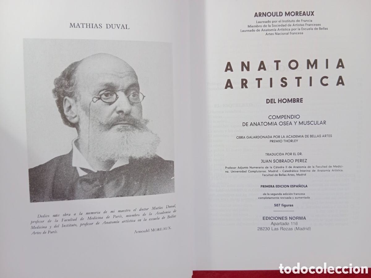 Libros de segunda mano: ARNOLUD MOREAUX , ANATOM&Iacute;A ART&Iacute;STICA DEL HOMBRE, ED. NORMA - Foto 4