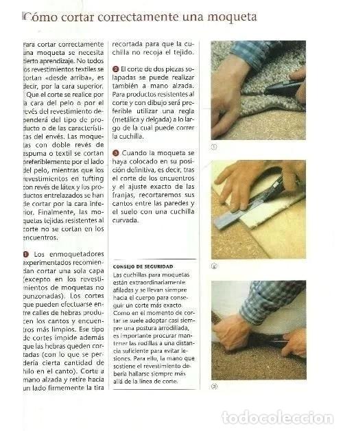 Libros de segunda mano: �F1390 - COMO COLOCAR SUELOS DE MOQUETA. PARQUE. PVC. - Foto 5