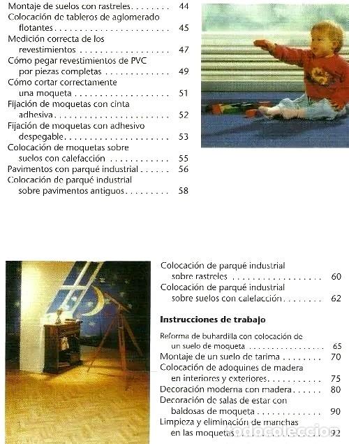 Libros de segunda mano: �F1390 - COMO COLOCAR SUELOS DE MOQUETA. PARQUE. PVC. - Foto 10