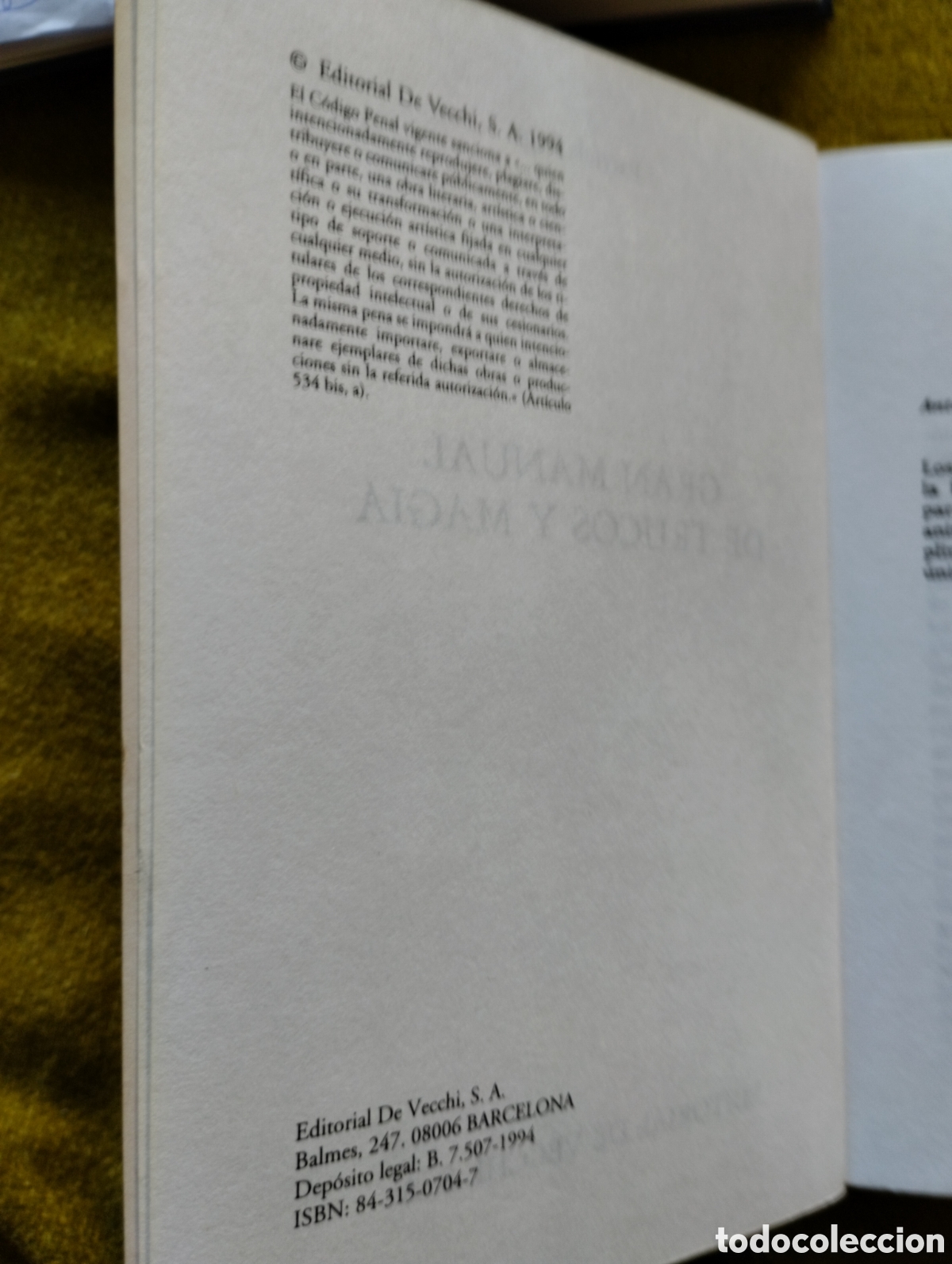 Libros de segunda mano: GRAN MANUAL DE TRUCOS Y MAGIA - Foto 3
