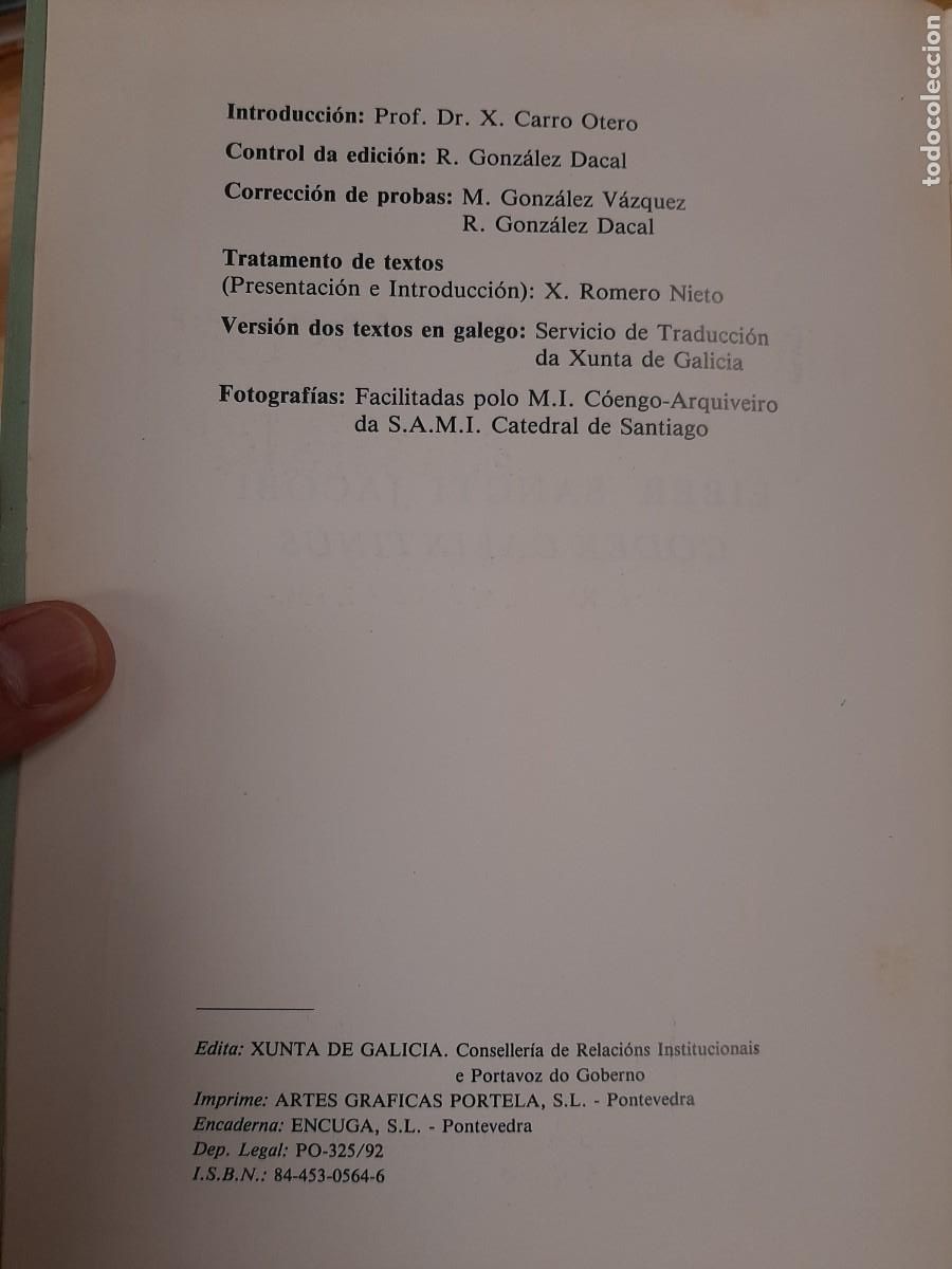 Libros de segunda mano: Liber Sancti Jacobi Codex Calixtinus - - Foto 4