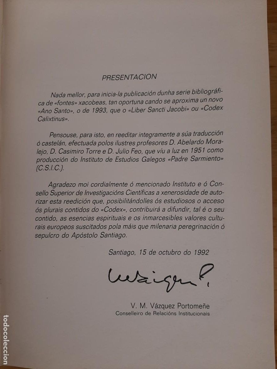 Libros de segunda mano: Liber Sancti Jacobi Codex Calixtinus - - Foto 6