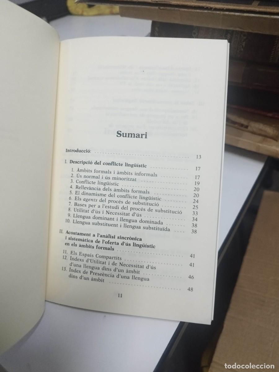 Libros de segunda mano: Els espais compartits en loferta ling&uuml;&iacute;stica. Projecte normalitzaci&oacute;. Josep Ingl&egrave;s. El llamp. - Foto 2