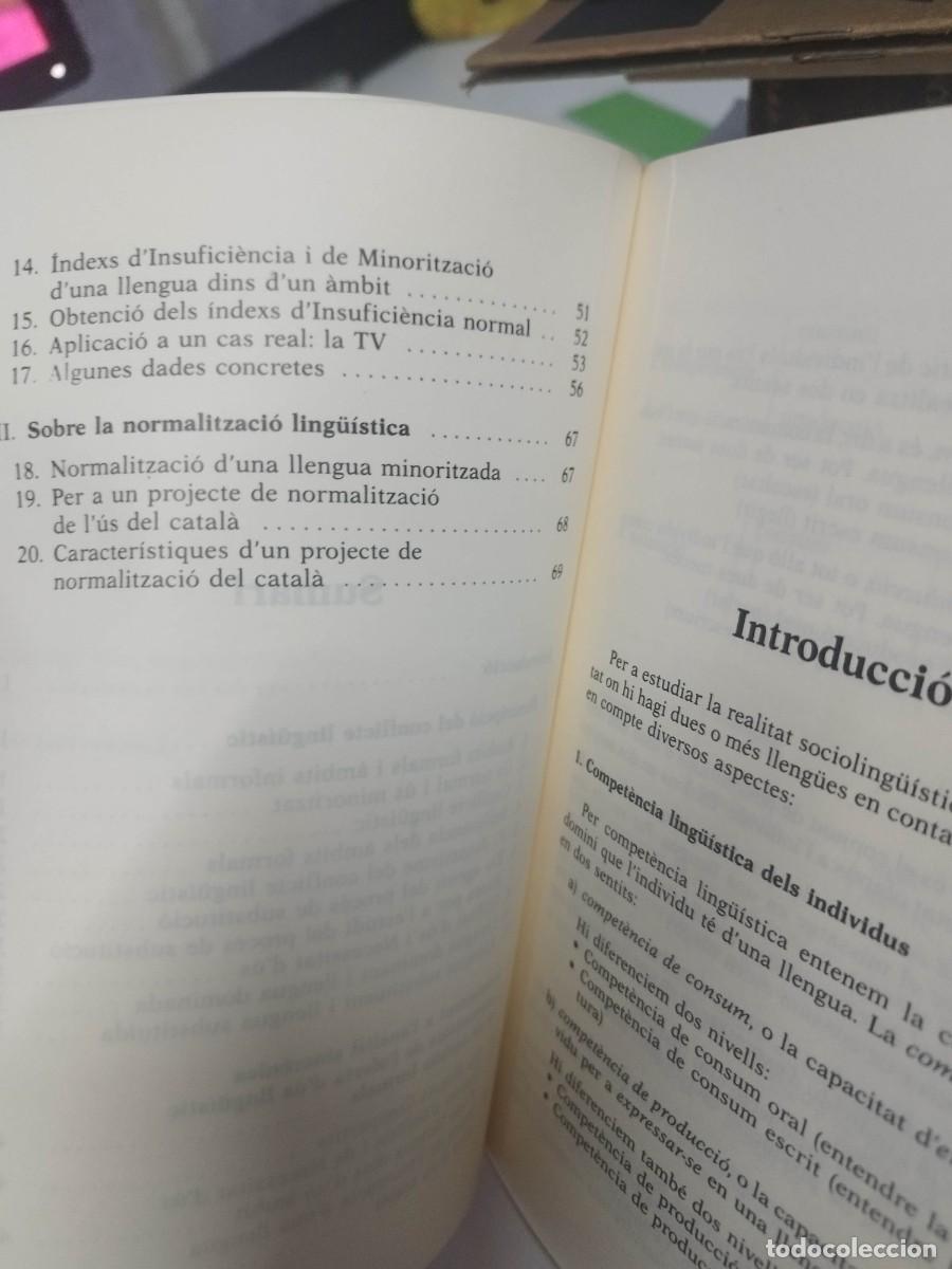 Libros de segunda mano: Els espais compartits en loferta ling&uuml;&iacute;stica. Projecte normalitzaci&oacute;. Josep Ingl&egrave;s. El llamp. - Foto 3