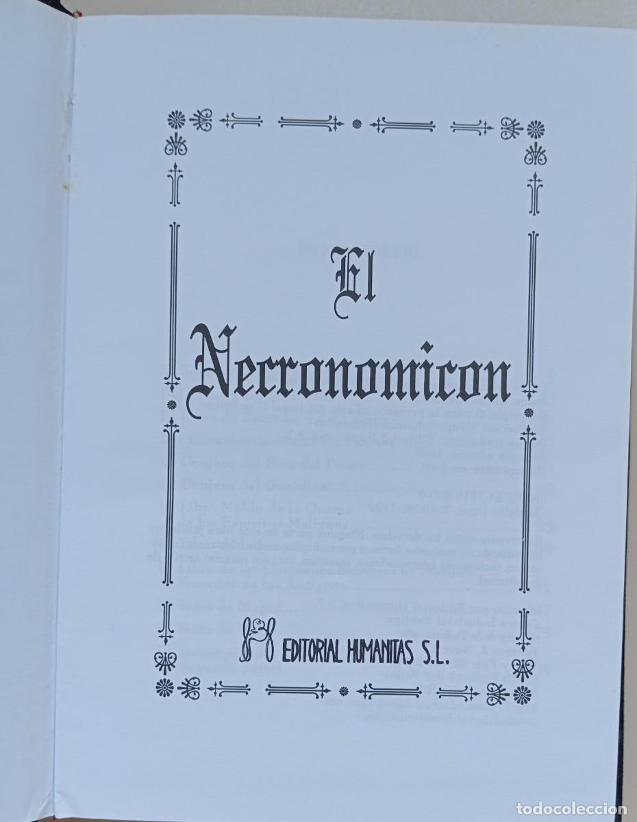 Libros de segunda mano: EL NECROMICON: LIBRO DE CONJUROS - Foto 2