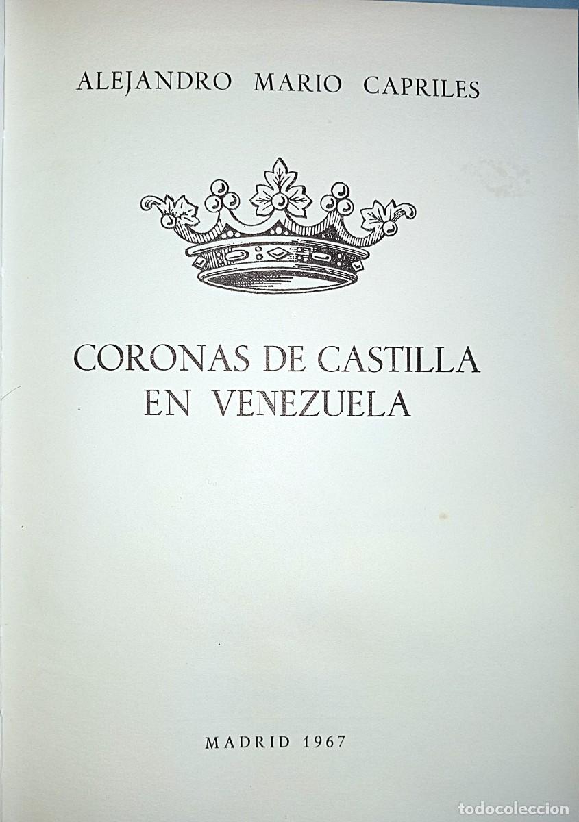 Libros de segunda mano: CORONAS DE CASTILLA EN VENEZUELA - Foto 3