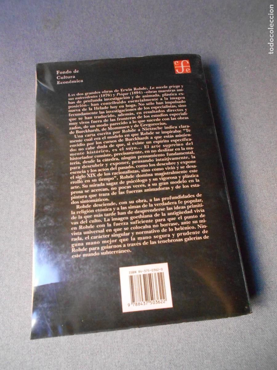 Libros de segunda mano: PSIQUE. LA IDEA DEL ALMA Y LA INMORTALIDAD ENTRE LOS GRIEGOS - Foto 14
