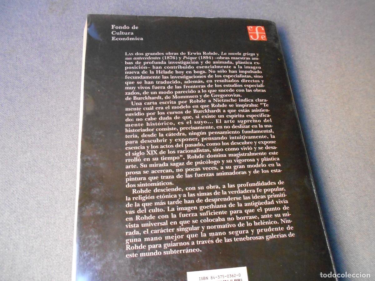 Libros de segunda mano: PSIQUE. LA IDEA DEL ALMA Y LA INMORTALIDAD ENTRE LOS GRIEGOS - Foto 15