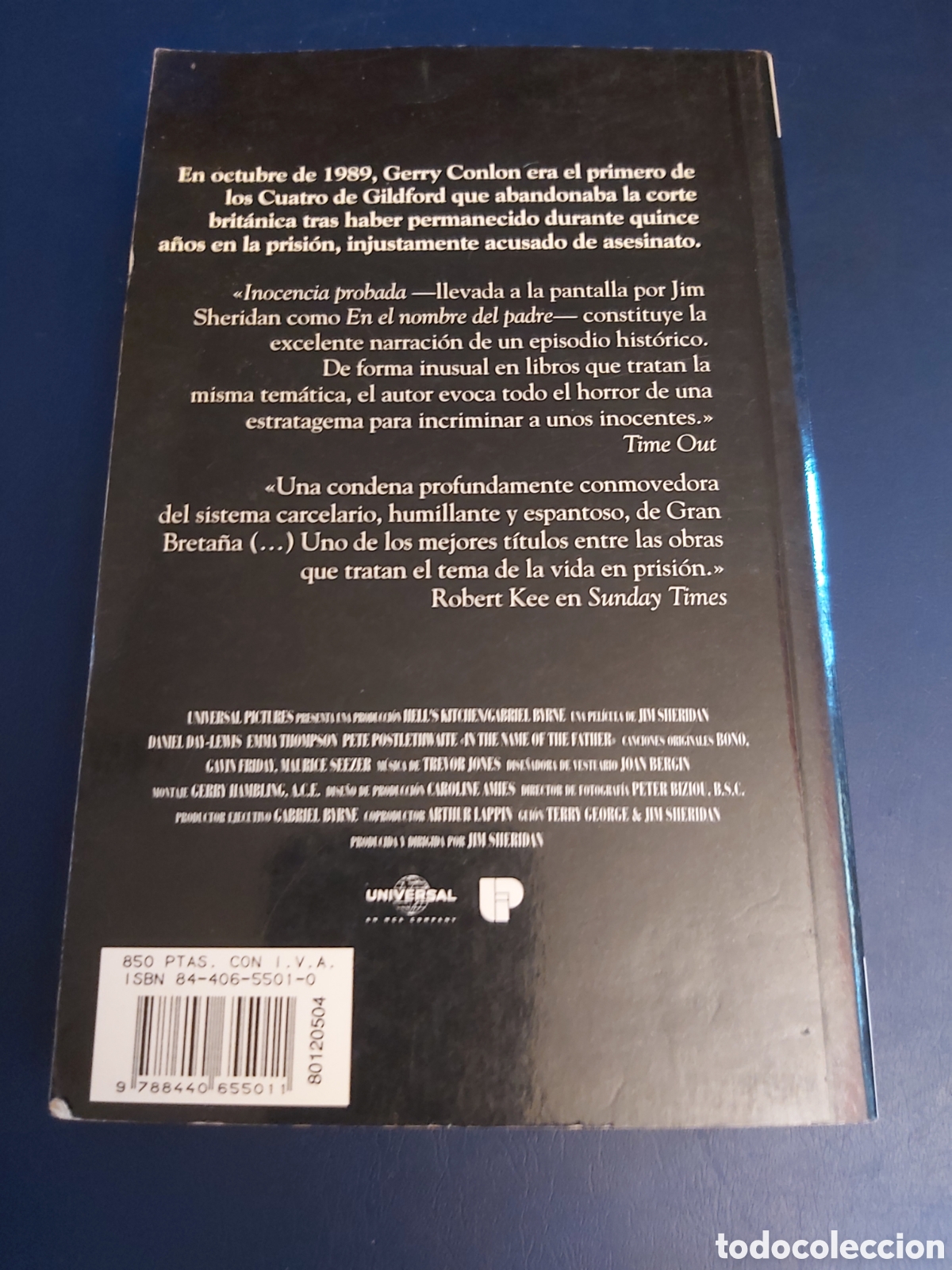 Libros de segunda mano: EN EL NOMBRE DEL PADRE GERRY CONLON EDICIONES B 1995 - Foto 3