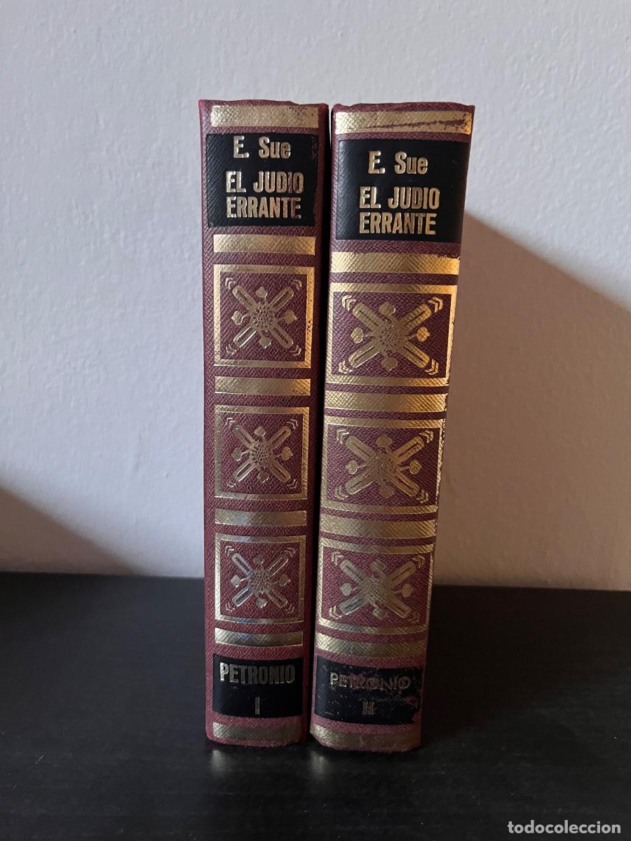 Libros de segunda mano: El judio errante COMPLETA Dos tomos, E. Sue, Ed. Petronio, 1973. - Foto 1