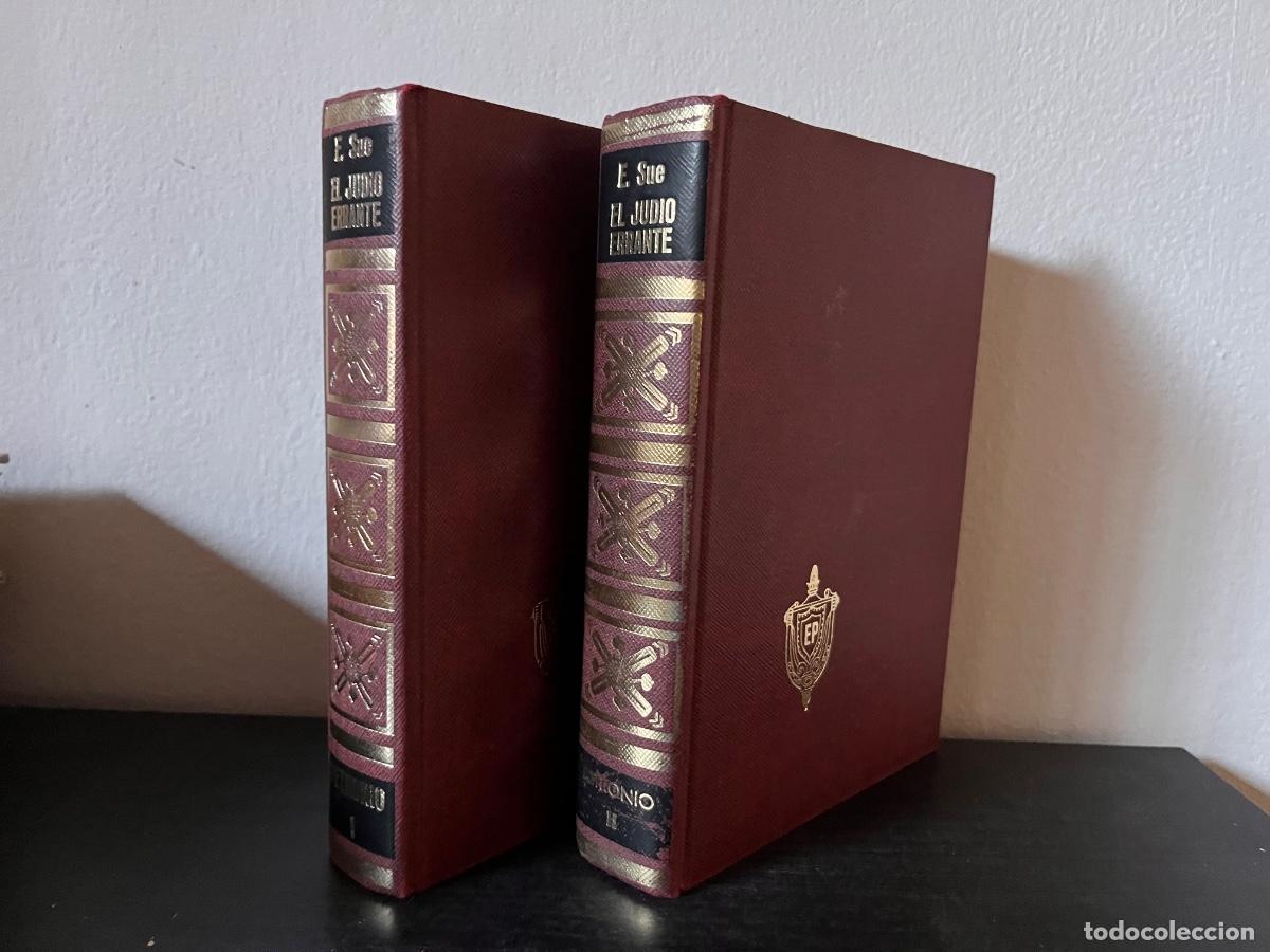 Libros de segunda mano: El judio errante COMPLETA Dos tomos, E. Sue, Ed. Petronio, 1973. - Foto 2