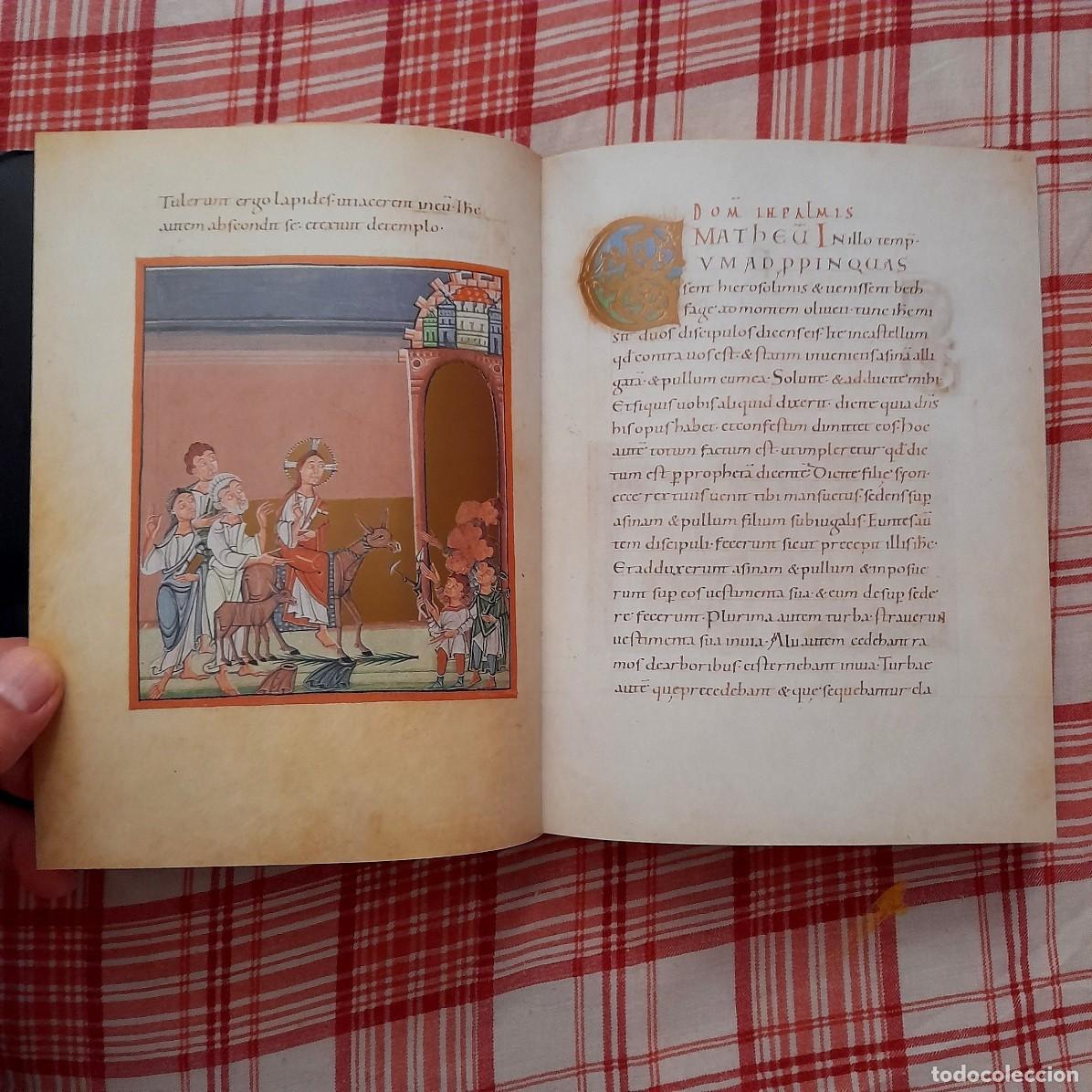 Libros de segunda mano: Facs&iacute;mil &iacute;ntegro evangelario medieval (c&oacute;dice s. XIII) - Foto 8