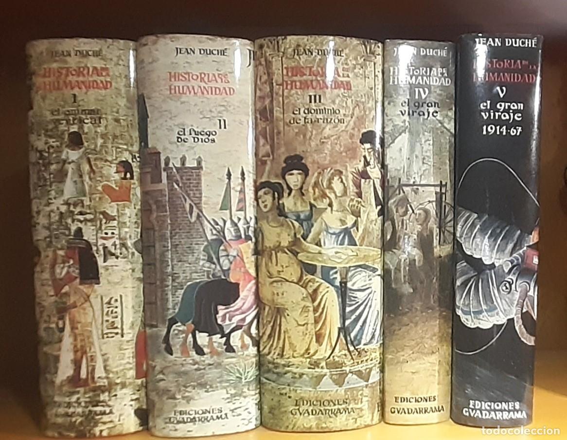 Libros de segunda mano: HISTORIA DE LA HUMANIDAD. JEAN DUCH&Eacute;. 5 TOMOS - Foto 1