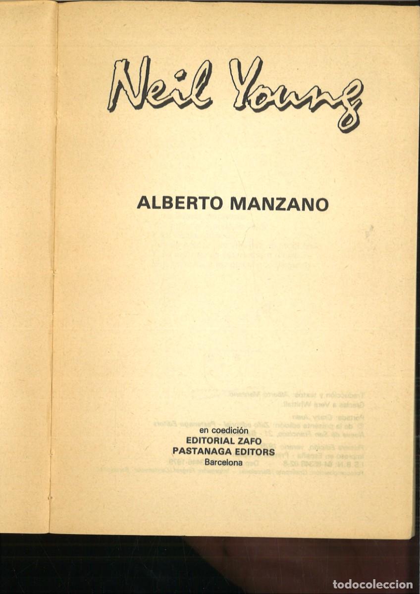 Libros de segunda mano: NEIL YOUNG. Alberto Manzano - Foto 2