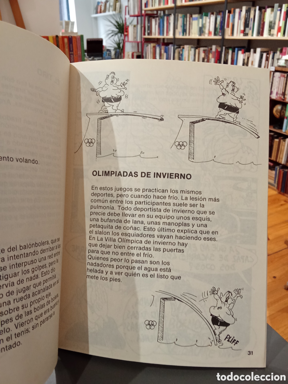 Libros de segunda mano: Pasando Olimpicamente - Gomaespuma - Firmado - Foto 4