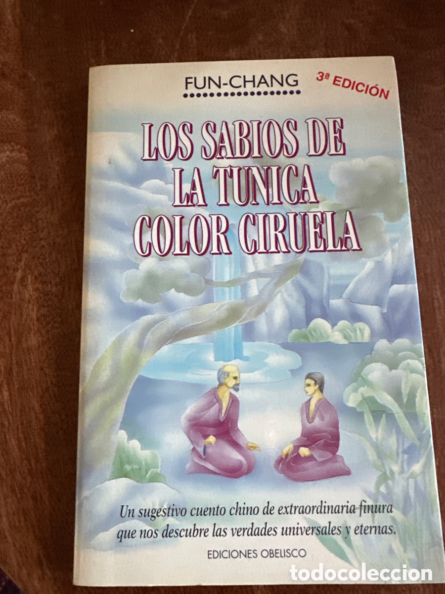 Libros de segunda mano: Los sabios de la t&uacute;nica color ciruela - Foto 1