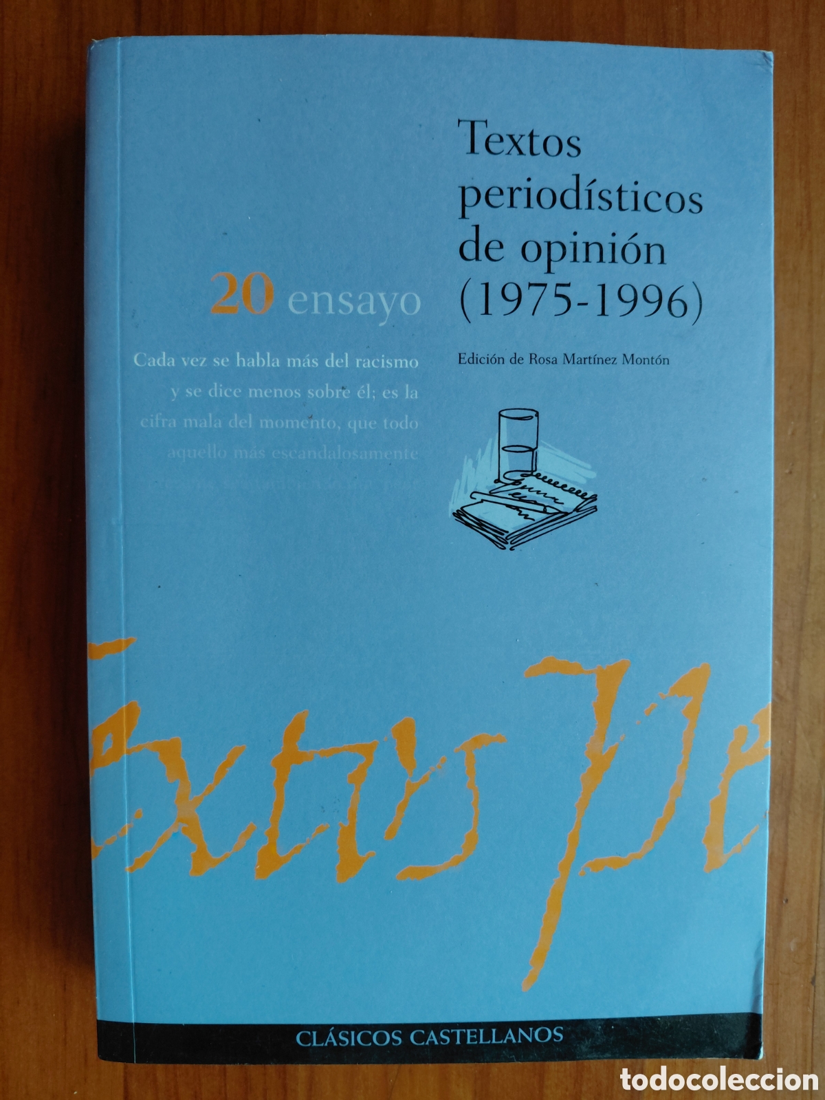 Libros de segunda mano: Textos period&iacute;sticos de opini&oacute;n ( 1975-1996 ) - Foto 1