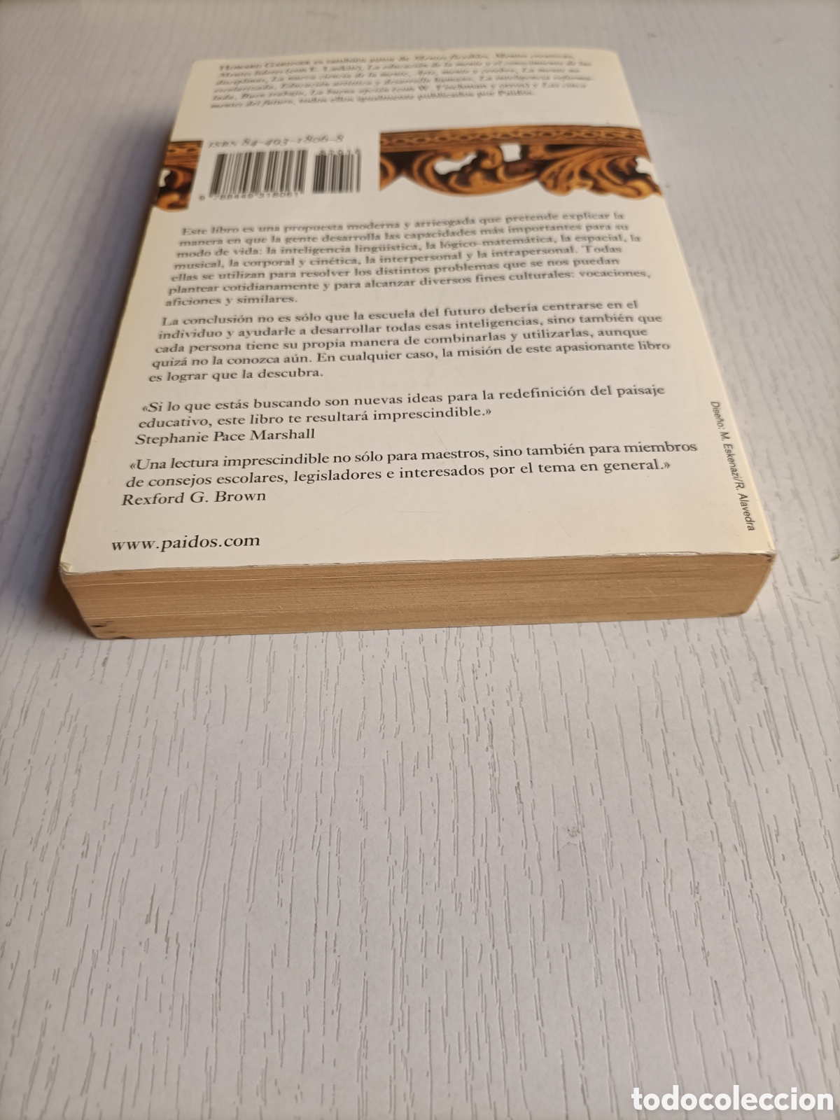 Libros de segunda mano: Inteligencias m&uacute;ltiples. La teor&iacute;a de la pr&aacute;ctica Howard Gardner - Foto 5