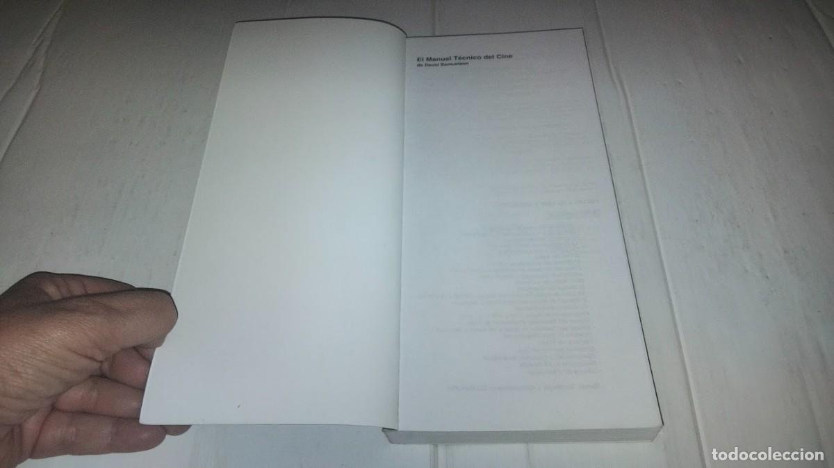 Libros de segunda mano: El manual t&eacute;cnico del cine - David Samuelson - Escuela de cine y v&iacute;deo - ISBN 9788493284404 - Foto 5