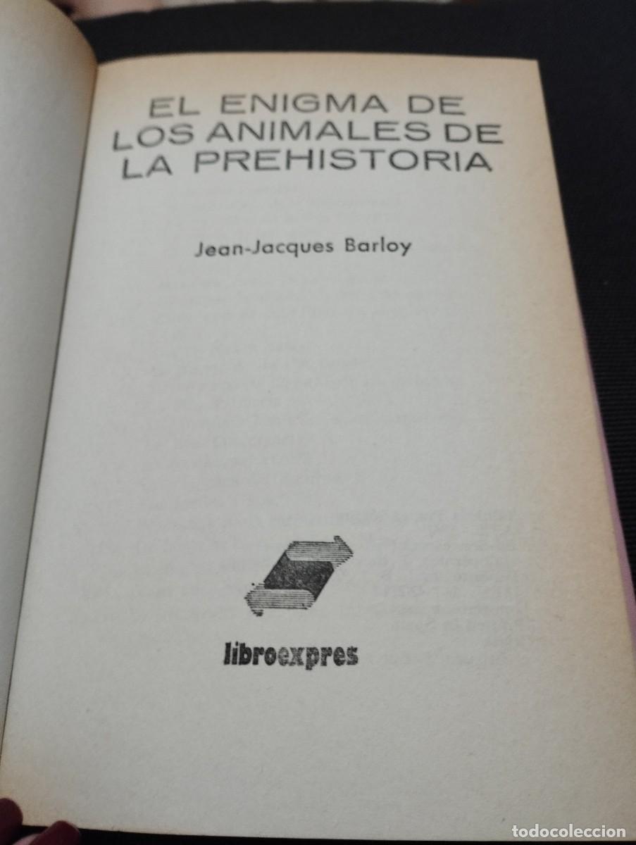 Libros de segunda mano: Libro el enigma de los animales de la Prehistoria - Foto 2