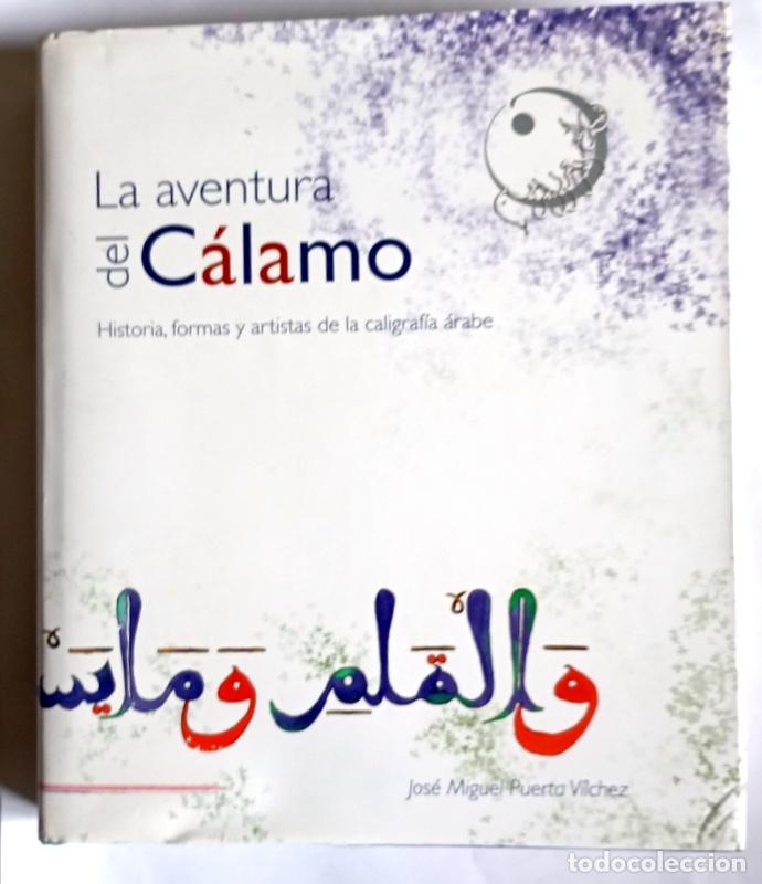 Libros de segunda mano: LA AVENTURA DEL CALAMO - HISTORIA, FORMAS Y ARTISTAS DE LA CALIGRAFIA ARABE - JOSE M. PUERTA VICHEZ