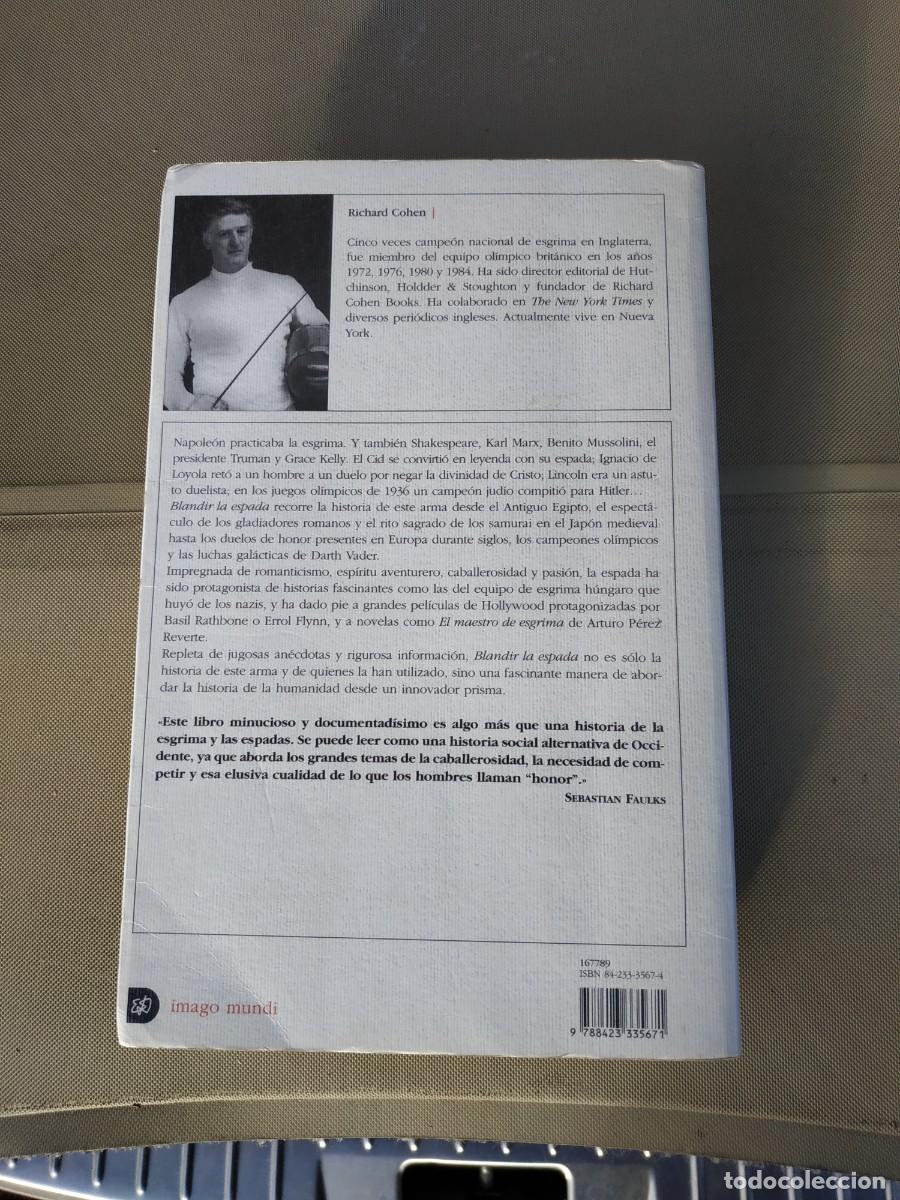 Libros de segunda mano: Blandir la espada - Richard Cohen. Destino - Foto 2