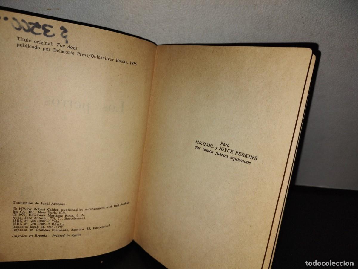 Libros de segunda mano: 151- LOS PERROS - ROBERT CALDER - EDICIONES MART&Iacute;NEZ ROCA - 1977 - Foto 9