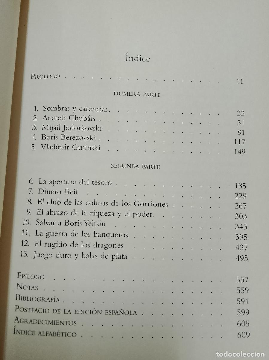 Libros de segunda mano: David E. Hoffman: Los oligarcas. Poder y dinero en la nueva Rusia - Foto 3