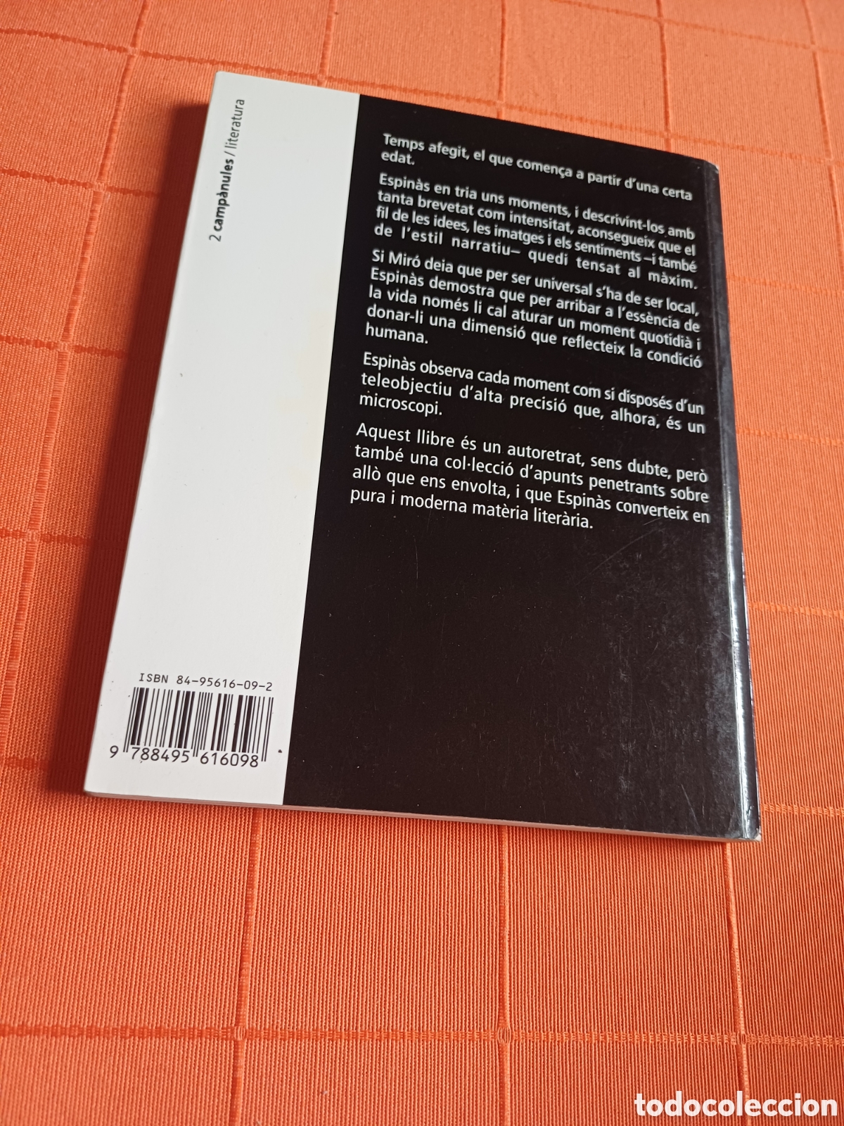 Libros de segunda mano: Temps afegit Josep M. Espin&agrave;s Com un autoretrat - Foto 2