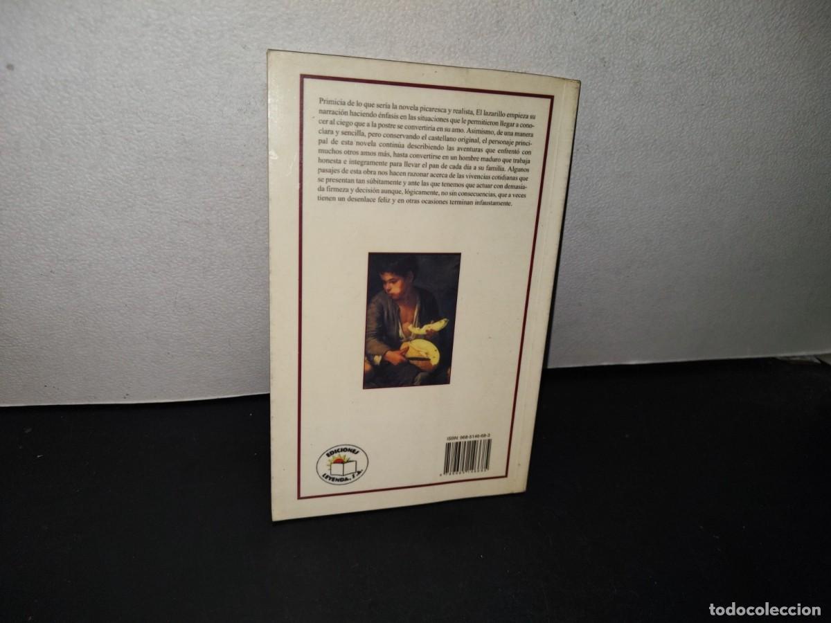 Libros de segunda mano: 151- EL LAZARILLO DE TORMES. AN&Oacute;NIMO - EDICIONES LEYENDA 2005 - Foto 3