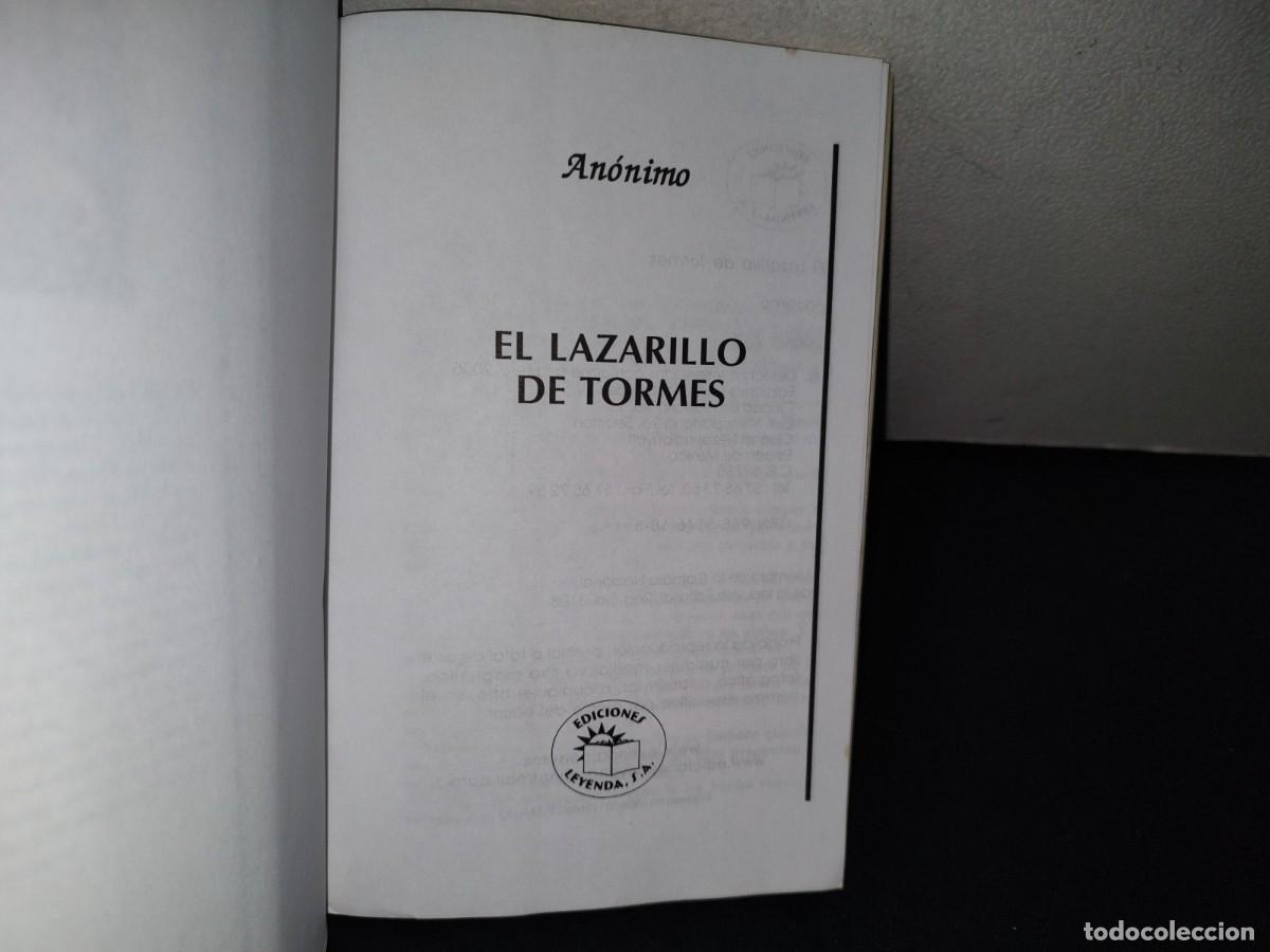 Libros de segunda mano: 151- EL LAZARILLO DE TORMES. AN&Oacute;NIMO - EDICIONES LEYENDA 2005 - Foto 4