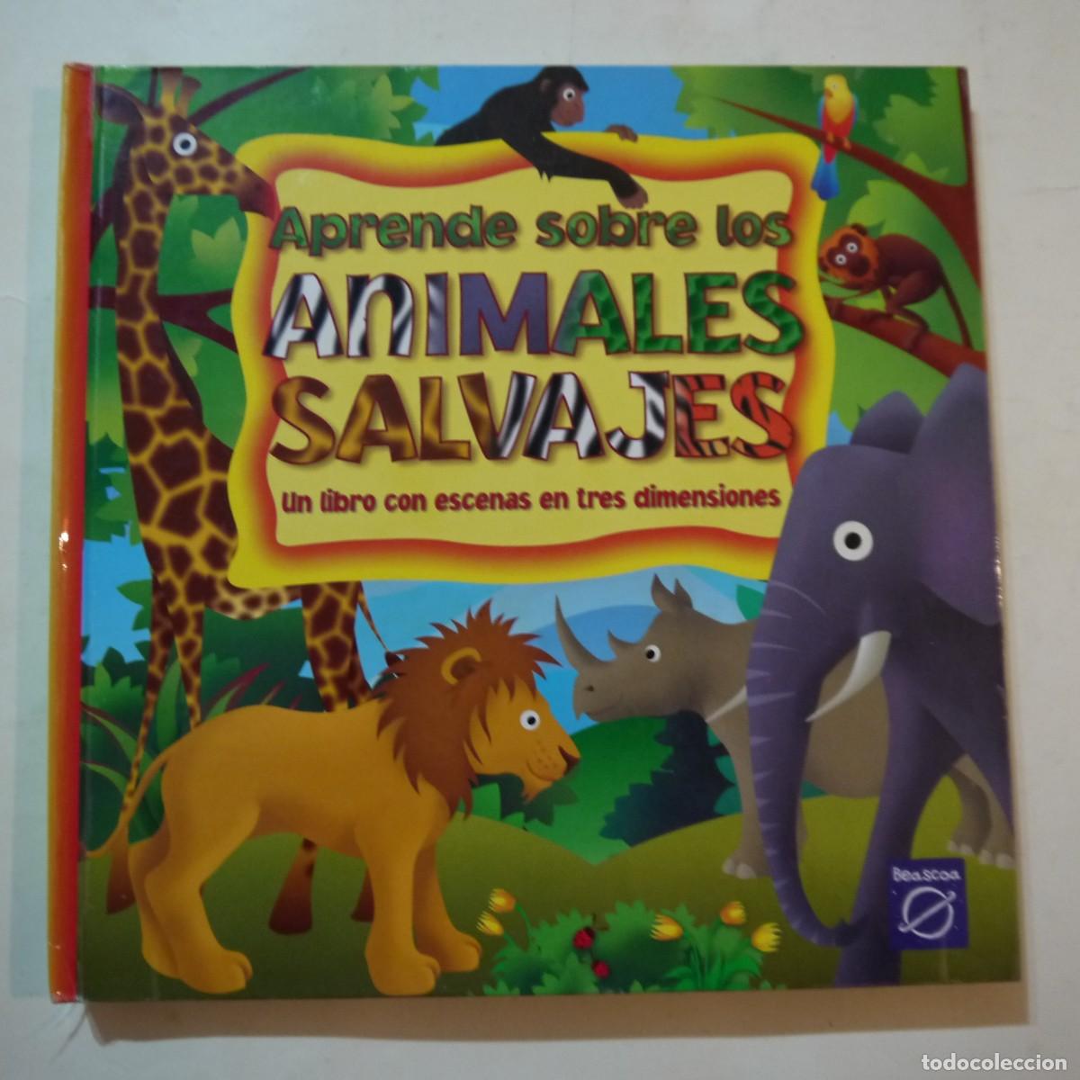 Gebrauchte B&uuml;cher: LIBRO POP-UP APRENDE SOBRE LOS ANIMALES SALVAJES. LIBRO CON ESCENAS EN 3 DIMENSIONES