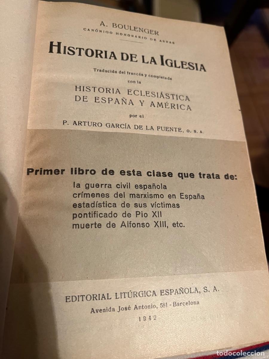 Libros de segunda mano: Historia de la Iglesia A. Boulanger 1942 - Foto 3