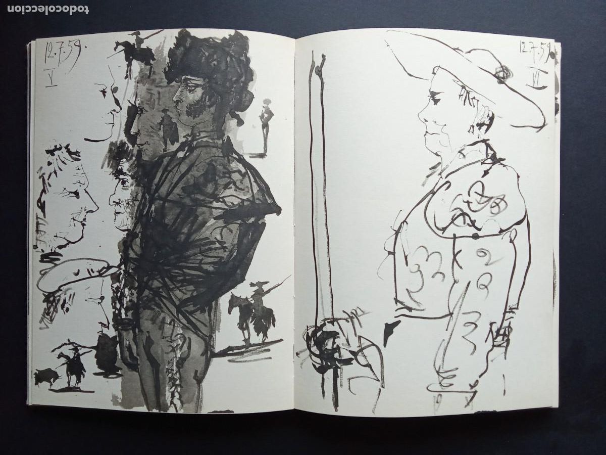 Libros de segunda mano: LIBRO TOROS Y TOREROS. PABLO PICASSO 1961 - Foto 9