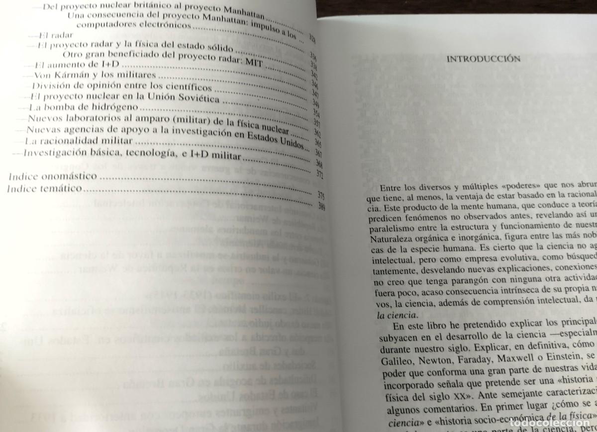 Libros de segunda mano: Jos&eacute; Manuel S&aacute;nchez Ron, El poder de la ciencia, Alianza, 1992, - Foto 5
