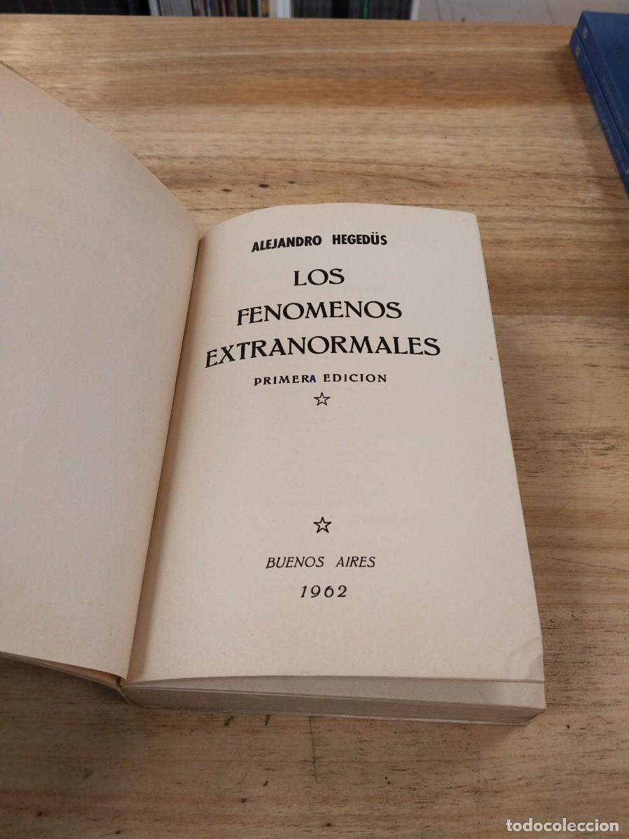 Libros de segunda mano: Los Fen&oacute;menos Extranormales - Alejandro Heged&uuml;s - Foto 4