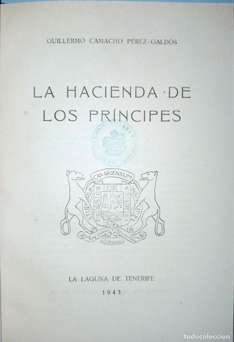 Libros de segunda mano: LA HACIENDA DE LOS PR&Iacute;NCIPES - Foto 2