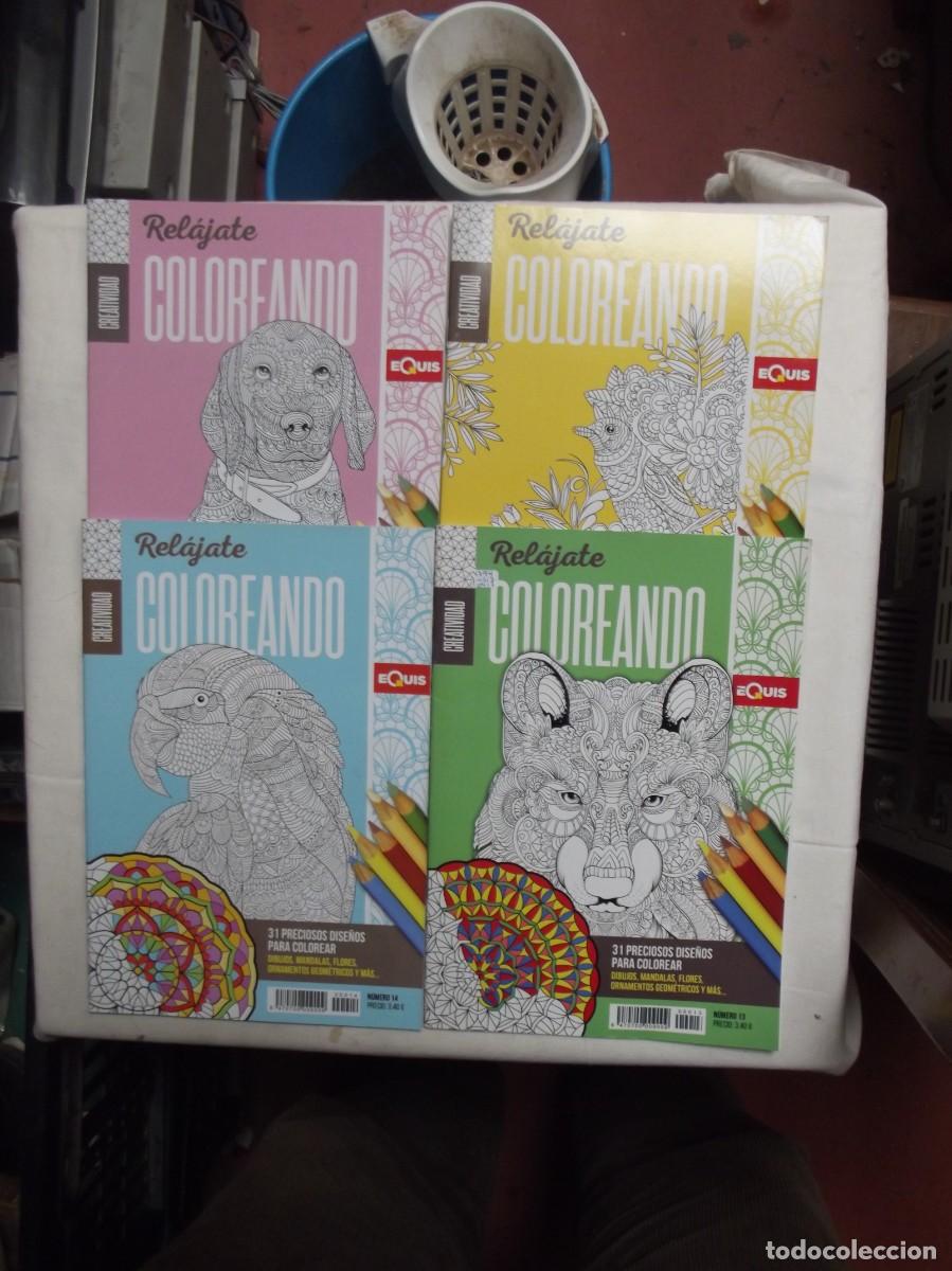 Libros de segunda mano: RELAJATE COLOREANDO 4 NUMEROS - Foto 1