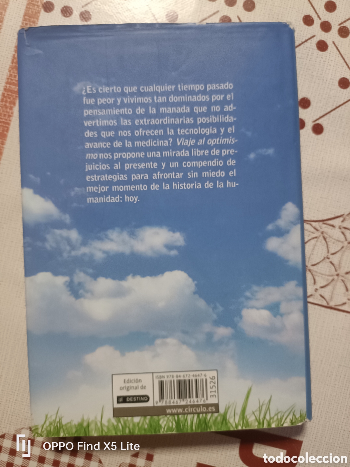 Libros de segunda mano: Libro Viaje al Optimismo -Eduardo Punset- Ed. Circulo de Lectores - Foto 2