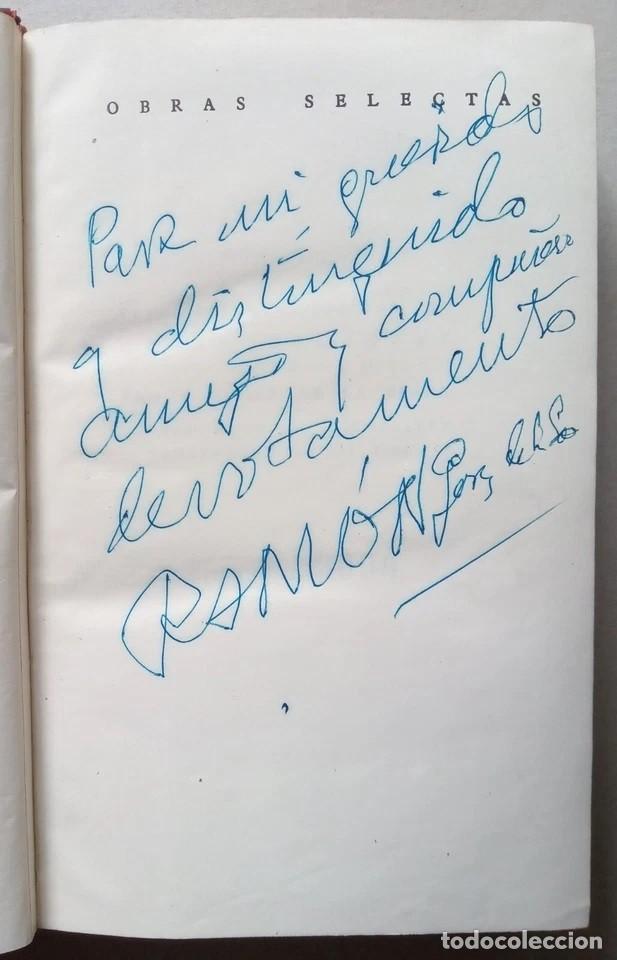 Libros de segunda mano: G&oacute;mez de la Serna, Ram&oacute;n - Obras Selectas - (1947) - FIRMADO - Foto 2