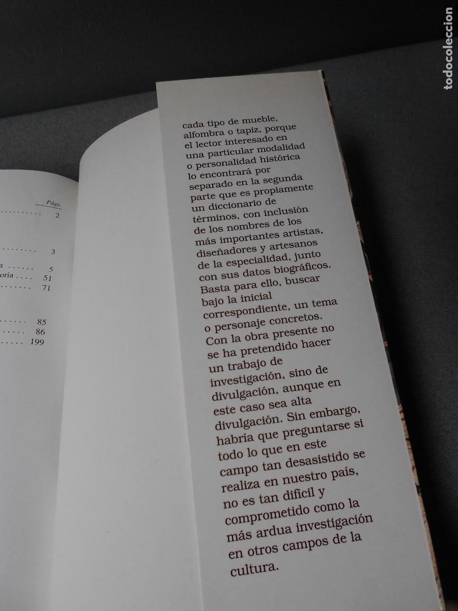Libros de segunda mano: MUEBLES, ALFOMBRAS Y TAPICES - Foto 3