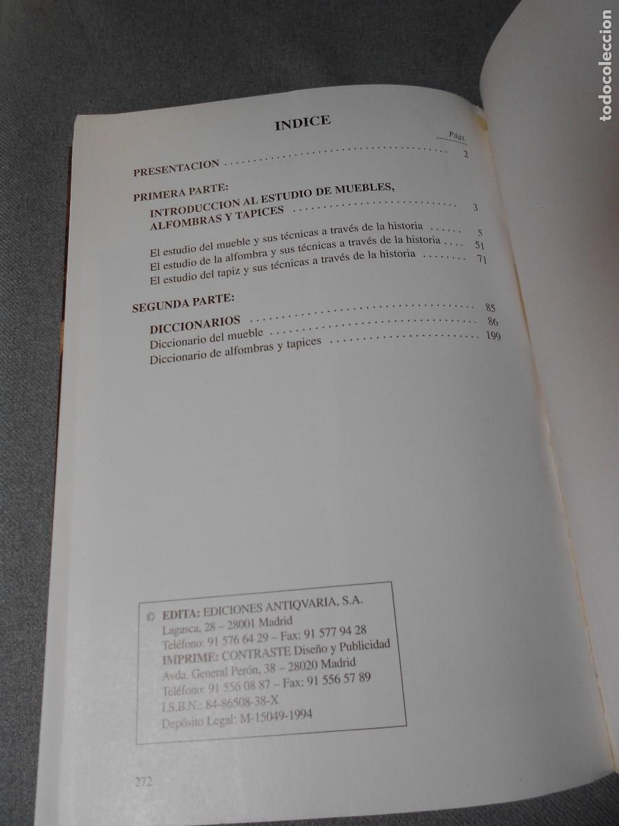 Libros de segunda mano: MUEBLES, ALFOMBRAS Y TAPICES - Foto 14