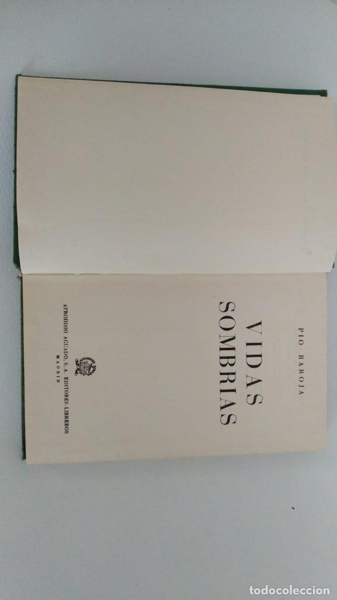 Libros de segunda mano: P&Iacute;O BAROJA : VIDAS SOMBR&Iacute;AS - Foto 3