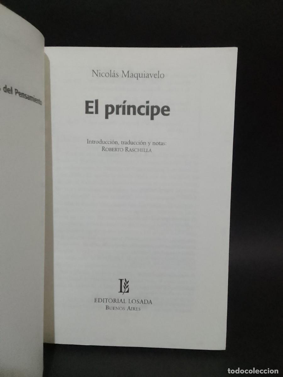 Libros de segunda mano: NICOL&Aacute;S MAQUIAVELO - EL PRINCIPE - 2007 - Foto 2