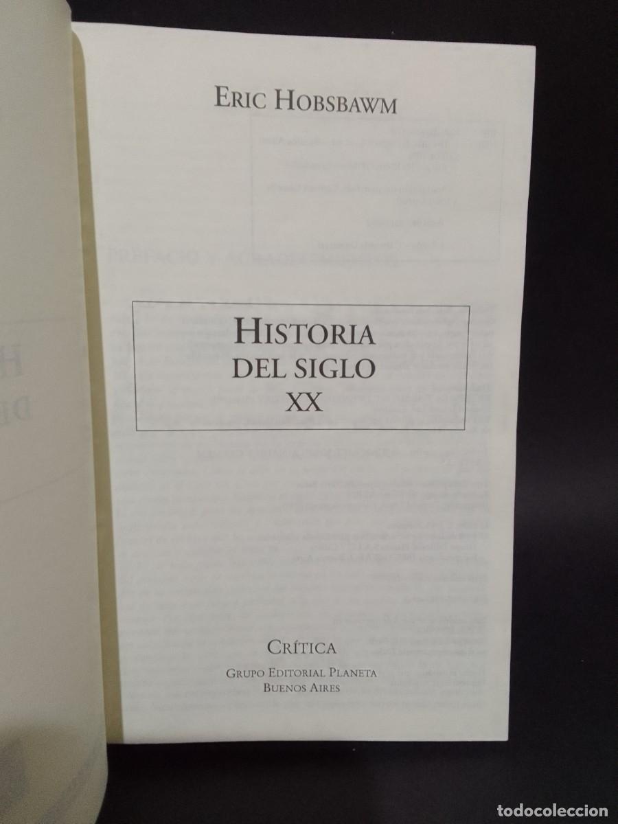 Libros de segunda mano: ERIC HOBSBAWM - HISTORIA DEL SIGLO XX - 2005 - Foto 3