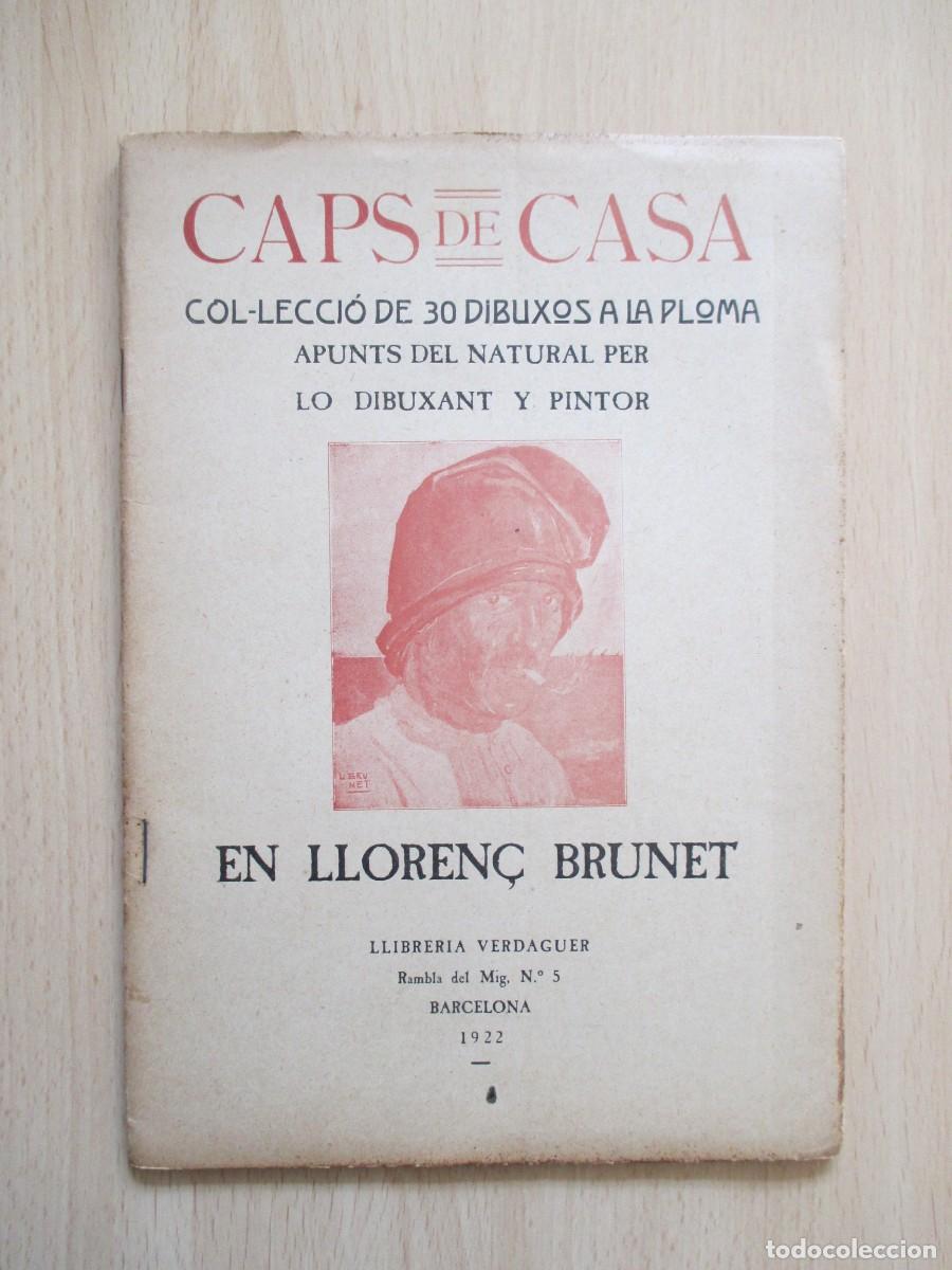 Libros de segunda mano: Caps de Casa. Col&bull;lecci&oacute; de 30 dibuixos a la ploma. - Foto 1