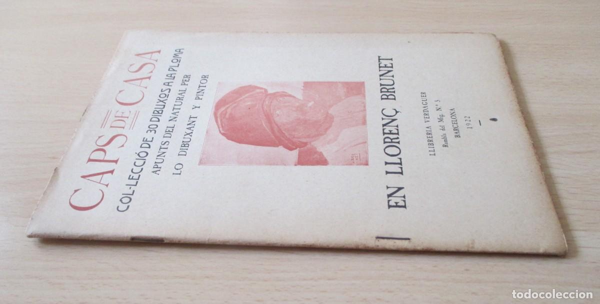 Libros de segunda mano: Caps de Casa. Col&bull;lecci&oacute; de 30 dibuixos a la ploma. - Foto 2
