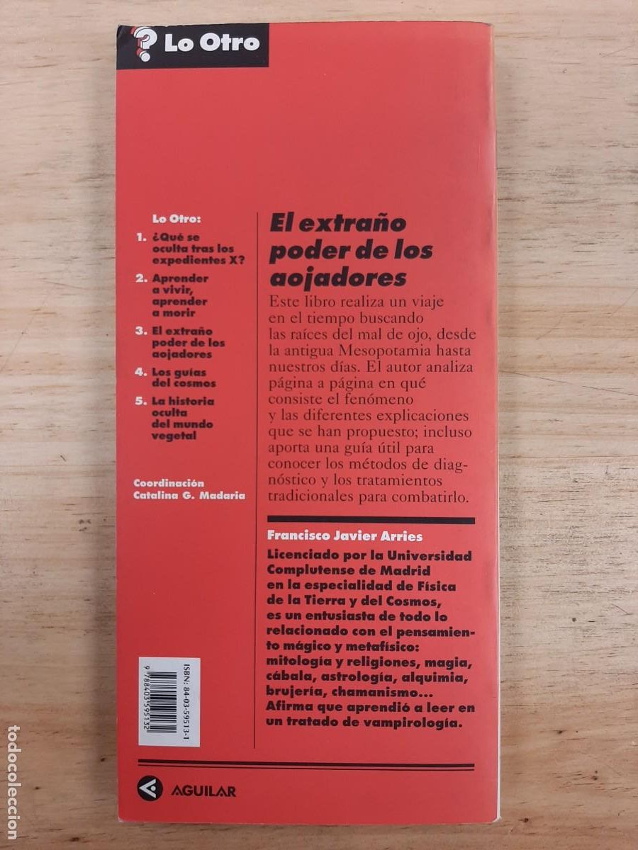 Libros de segunda mano: El Extra&ntilde;o Poder de los Aojadores - Francisco Javier Arries - Aguilar, 1996 - Foto 3
