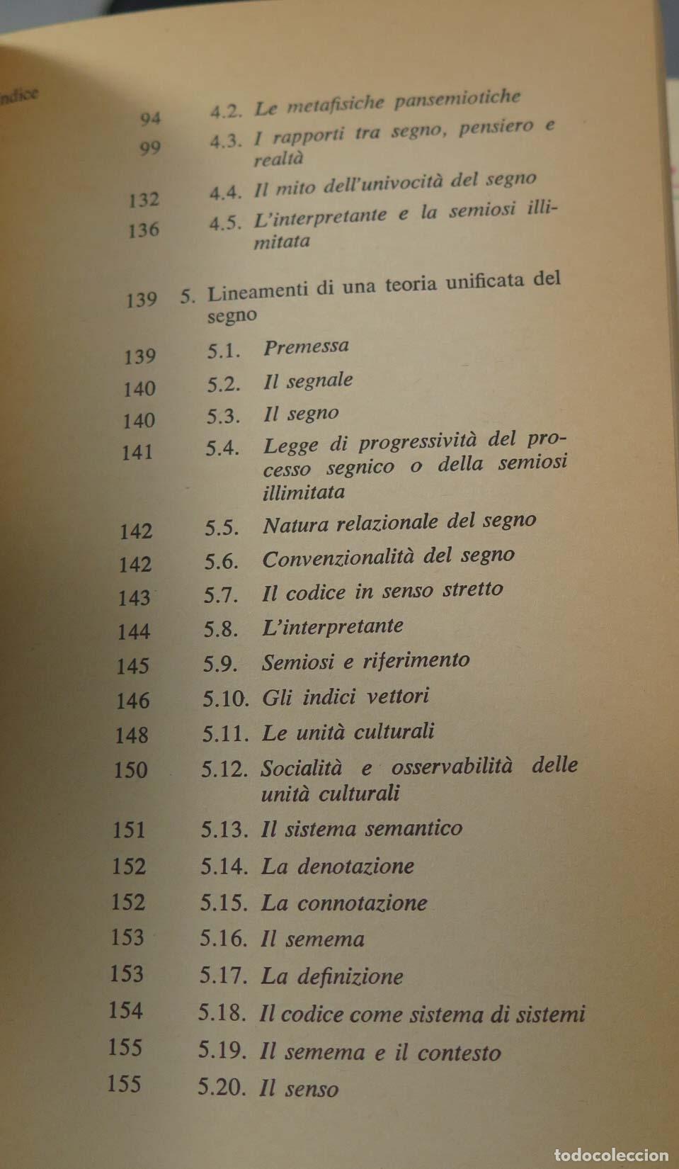 Libros de segunda mano: segno umberto eco ISEDI - Foto 4