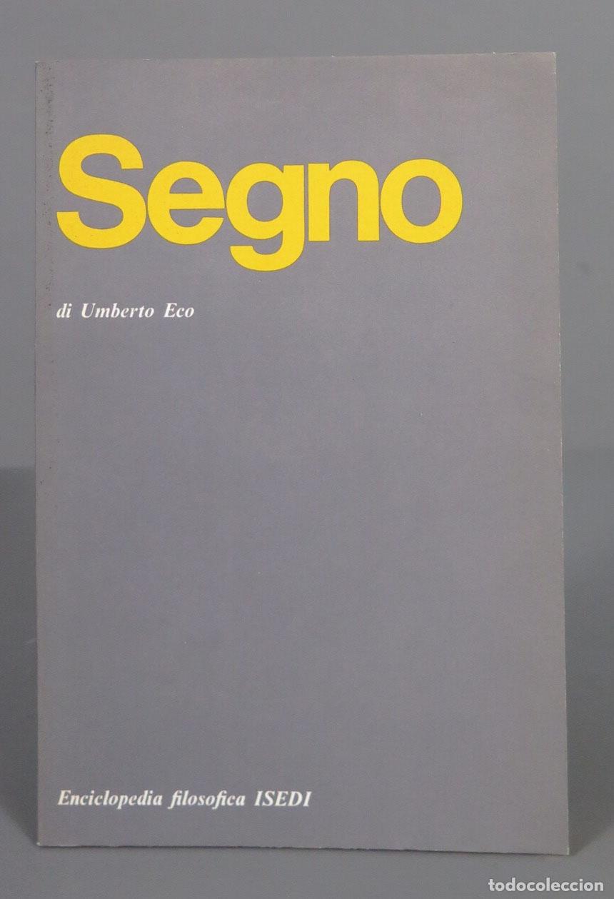Libros de segunda mano: segno umberto eco ISEDI - Foto 1